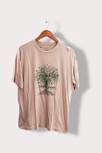 vintage Edels weiss graphics mens regular fit organic cotton cream medium tees