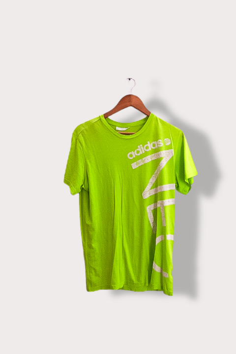 Vintage Adidas Neo print mens neo green medium tees