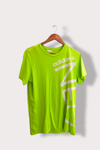 Vintage Adidas Neo print mens neo green medium tees