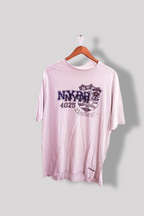 Vintage NYPD football club graphics white large tees