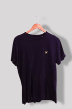 Vintage Lyle & Scott plain black mens tees XL