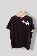 Vintage puma large mens black short sleeve tees