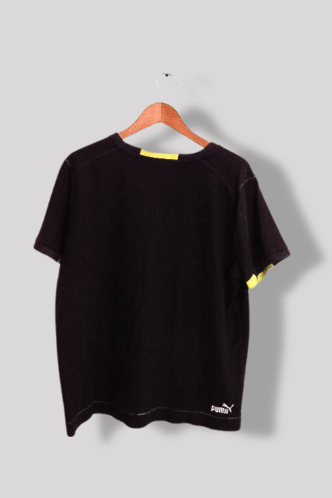 Vintage puma large mens black short sleeve tees