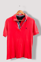 Vintage Large Polo Ralph Lauren mens red polo shirt
