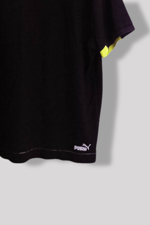 Vintage puma large mens black short sleeve tees