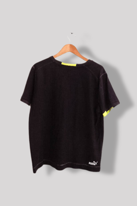 Vintage puma large mens black short sleeve tees