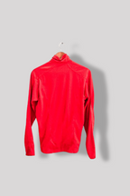 Vintage Red Adidas Climawarm full zip medium track top