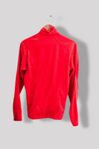 Vintage Red Adidas Climawarm full zip medium track top
