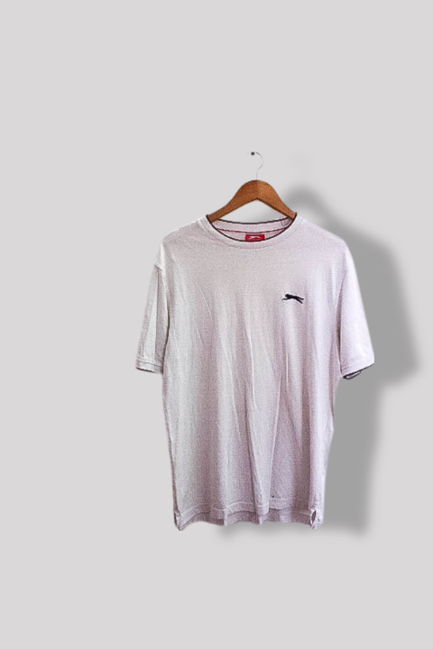 Vintage Slazenger plain white mens short sleeve tees M