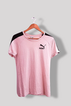 Vintage white puma mens small short sleeve tshirt