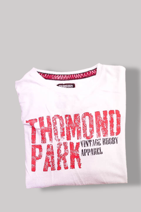 Vintage Thomond park Rugby white Apparel graphics tees M