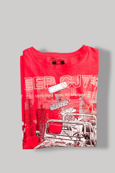 Vintage 56 redherring Haynes jeep cj7 graphics mens short sleeve tees XXL