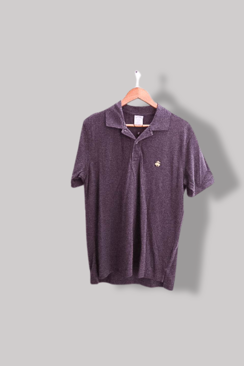 Vintage Brooks Brothers black slim fit mens medium polo shirt