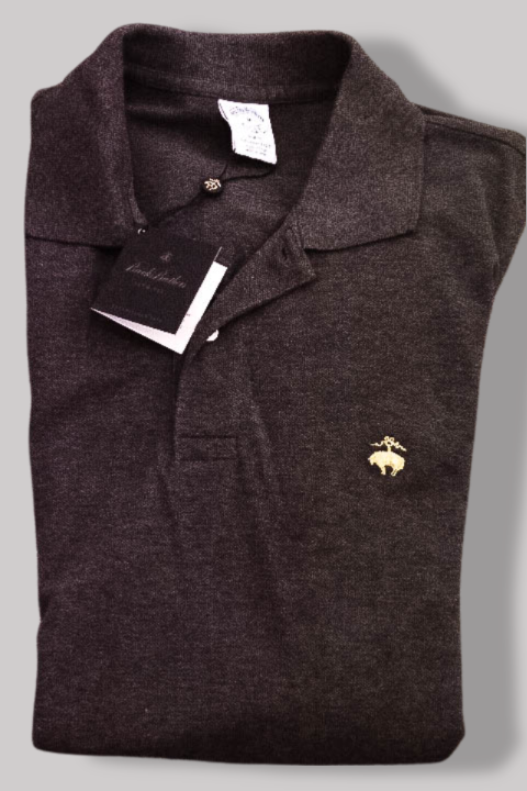 Vintage Brooks Brothers black slim fit mens medium polo shirt