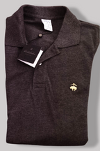 Vintage Brooks Brothers black slim fit mens medium polo shirt