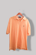 Vintage Yellow Polo Ralph Lauren mens XL polo shirt