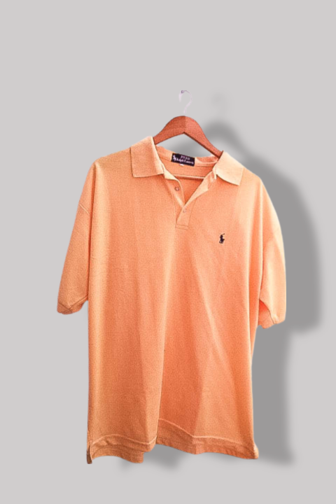 Vintage Yellow Polo Ralph Lauren mens XL polo shirt