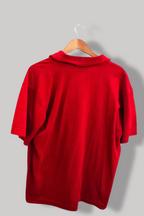 Vintage Red Lacoste chemise mens regular fit medium polo shirt
