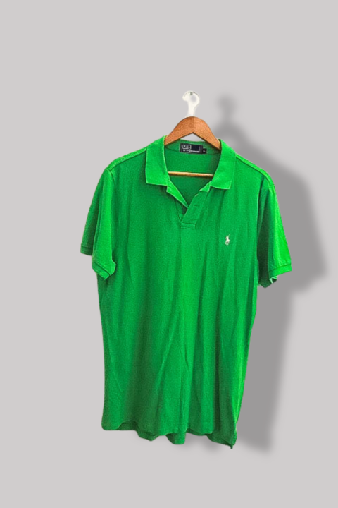 Vintage Green Polo Ralph Lauren mens short sleeve XL polo shirt