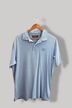 Vintage Kappa sky blue mens slim fit medium polo shirt