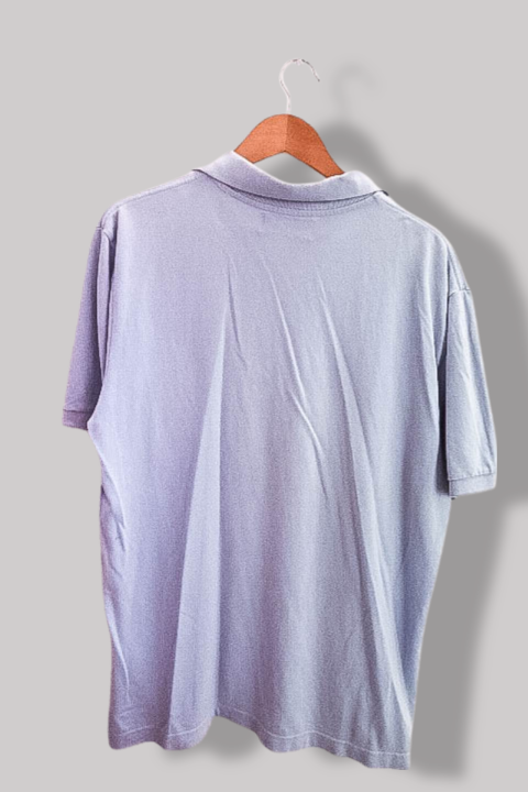 Vintage Kappa sky blue mens slim fit medium polo shirt