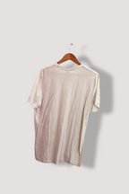 Vintage Adidas print mens white large tees