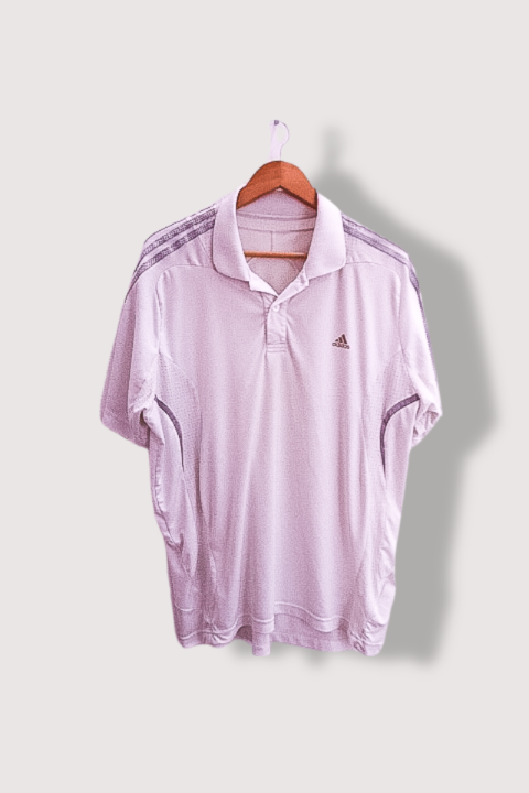 Vintage Adidas Men's Club 3 Stripes Tennis Polo shirt XL