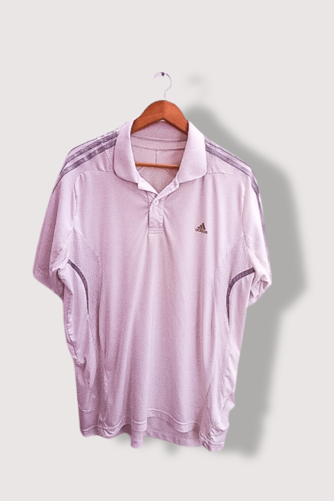 Vintage Adidas Men's Club 3 Stripes Tennis Polo shirt XL