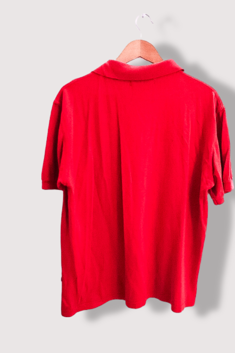 Vintage red polo sport ralph lauren mens polo shirt XL