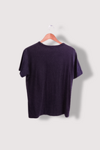 Vintage black Adidas big logo print mens medium tees