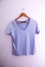 Vintage womens fila purple v-neck tees XL