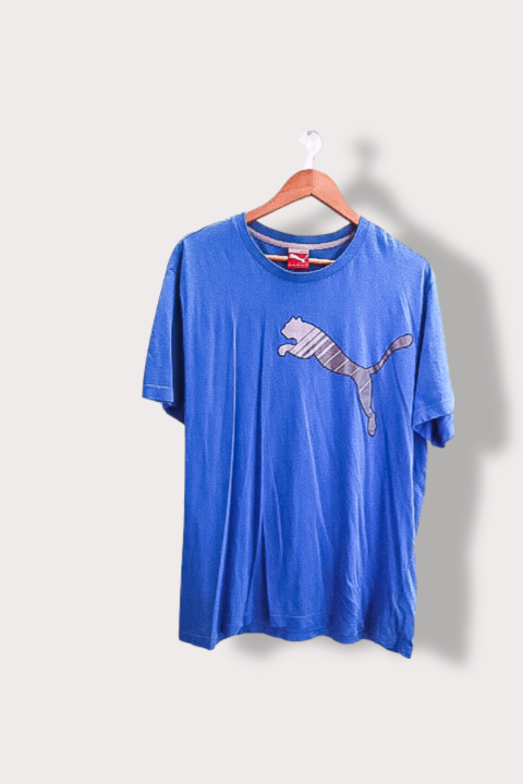 Vintage blue puma sport lifestyle mens XXlarge tshirt