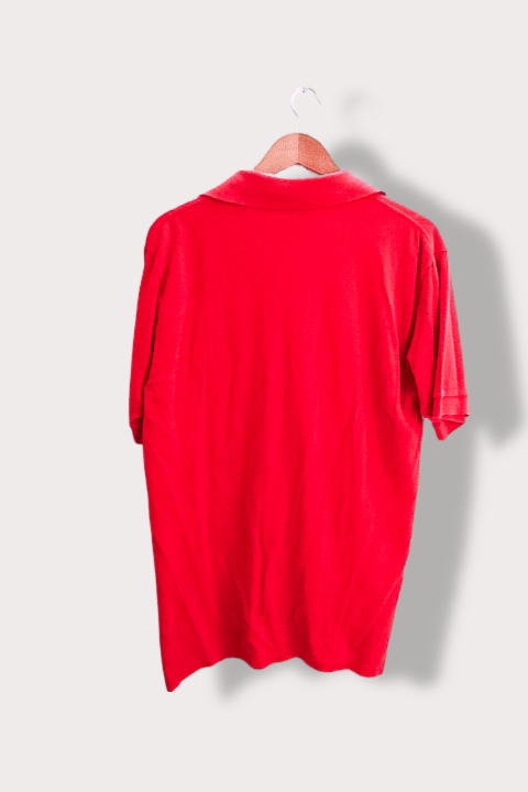 Vintage Lacoste Chemise red polo shirt XL