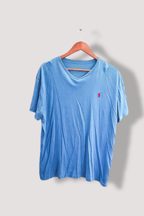 Vintage Blue polo ralph lauren mens regular fit short sleeve tees M