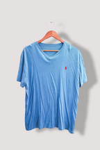 Vintage Blue polo ralph lauren mens regular fit short sleeve tees M