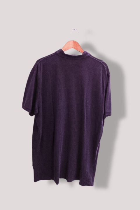 Vintage black polo ralph lauren regular fit mens short sleeve polo shirt XL