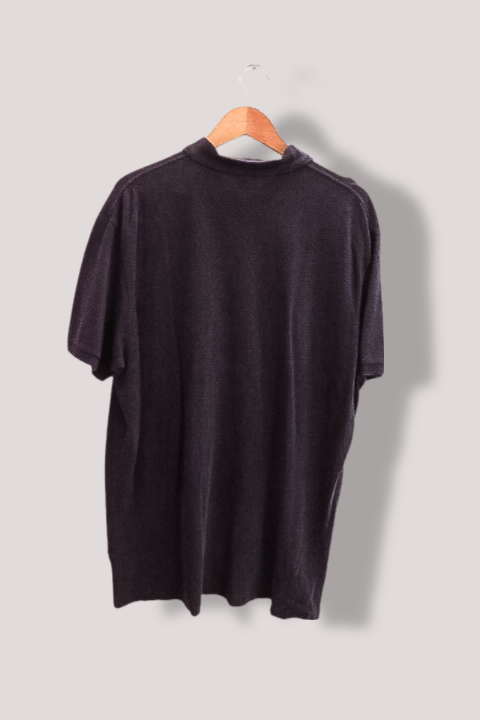 Vintage black polo ralph lauren regular fit mens short sleeve polo shirt XL