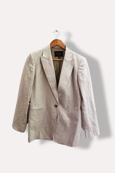 Vintage Massimo Dutti cream blazers uk 8