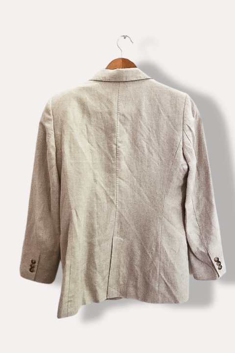 Vintage Massimo Dutti cream blazers uk 8