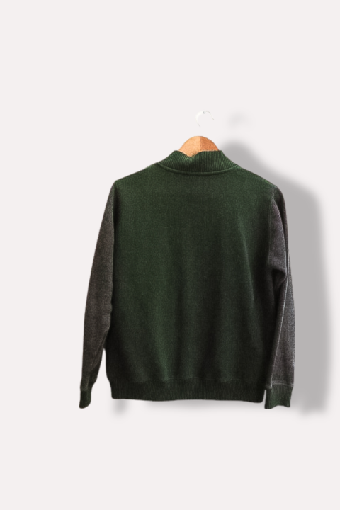 Vintage Ireland varsity XS jacket green and grey full zip