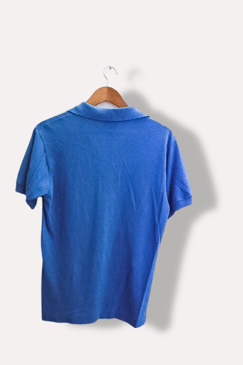Vintage Lacoste blue mens regular fit medium polo shirt