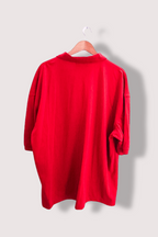 Vintagr Cogs by bluemax red mens short sleeve polo shirt XXXL
