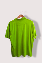 Vintage Regatta Great Outdoor neon green mens polo shirt XL