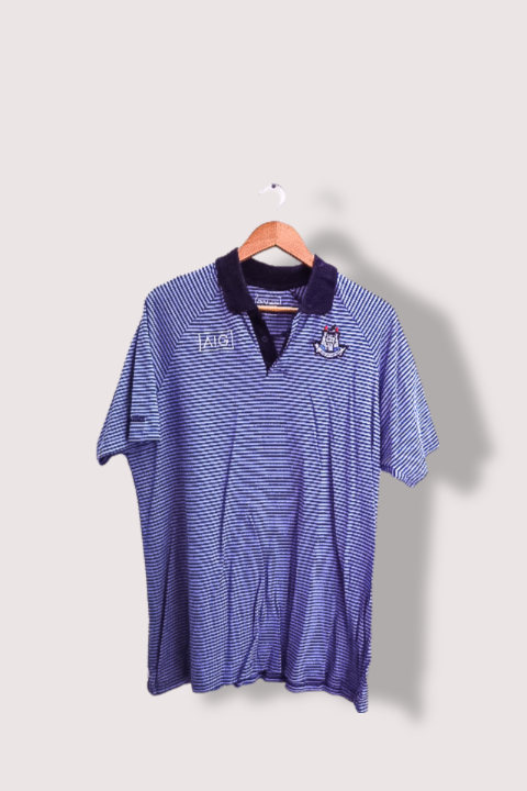 Vintage O'neil blue stripe mens Xlarge polo shirt