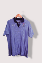 Vintage O'neil blue stripe mens Xlarge polo shirt