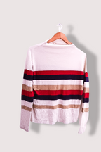 Vintage Espirit multi stripped long sleeve tees XS