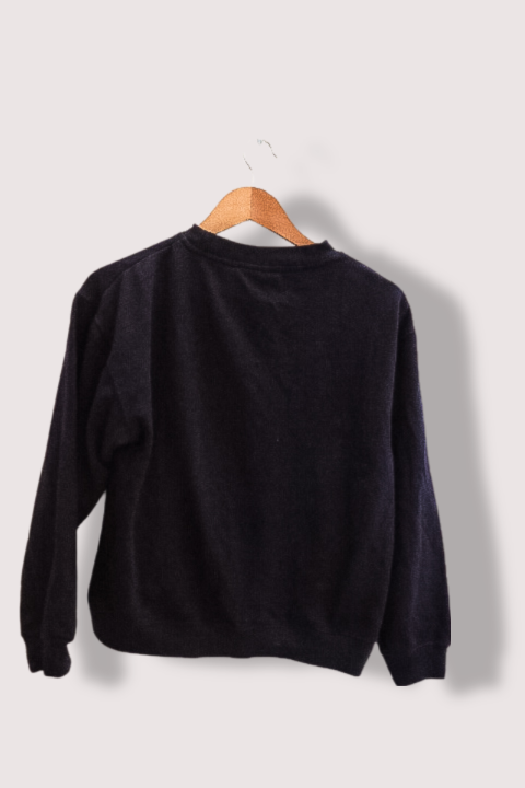 Vintage Diadora Graphics Navy crew neck sweatshirt XS