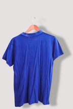 Vintage Adidas Blue regular fit mens medium polo shirt