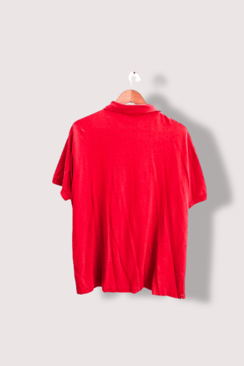 Vintage Lacoste red mens short sleeve polo shirt XL