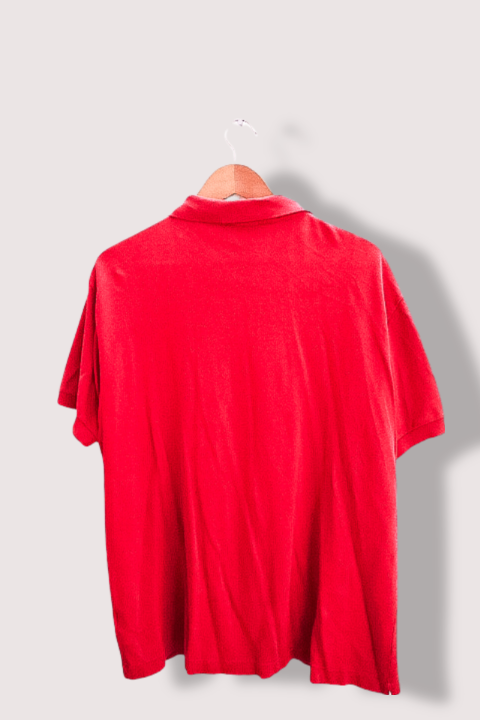 Vintage Lacoste red mens short sleeve polo shirt XL